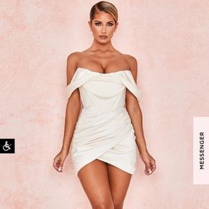 House Of CB Ivory mini Dress